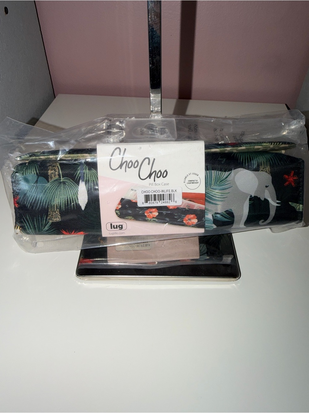 Lug Choo Choo Pill Case NWT Wildlife Black